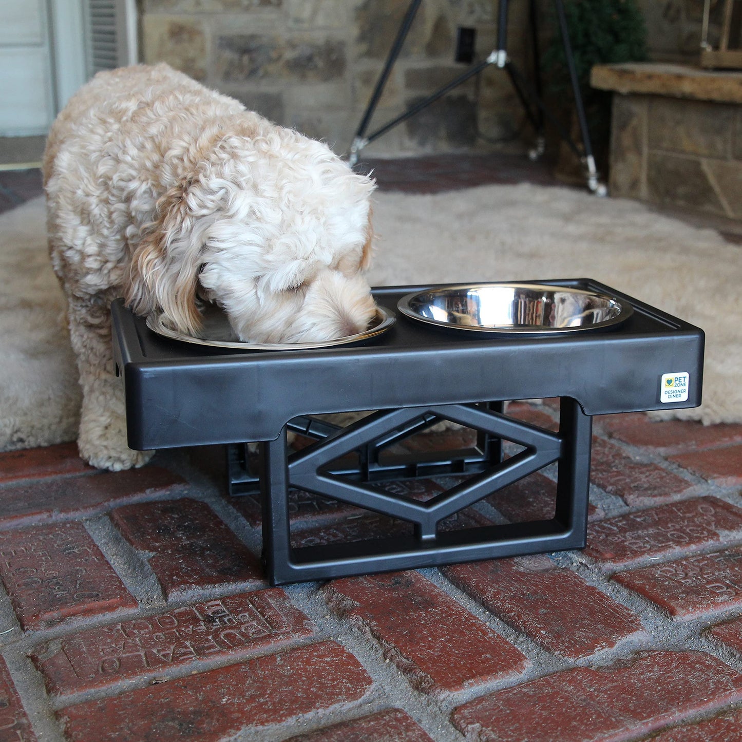 Pet Zone Elevated Dog Bowls Designer Diner